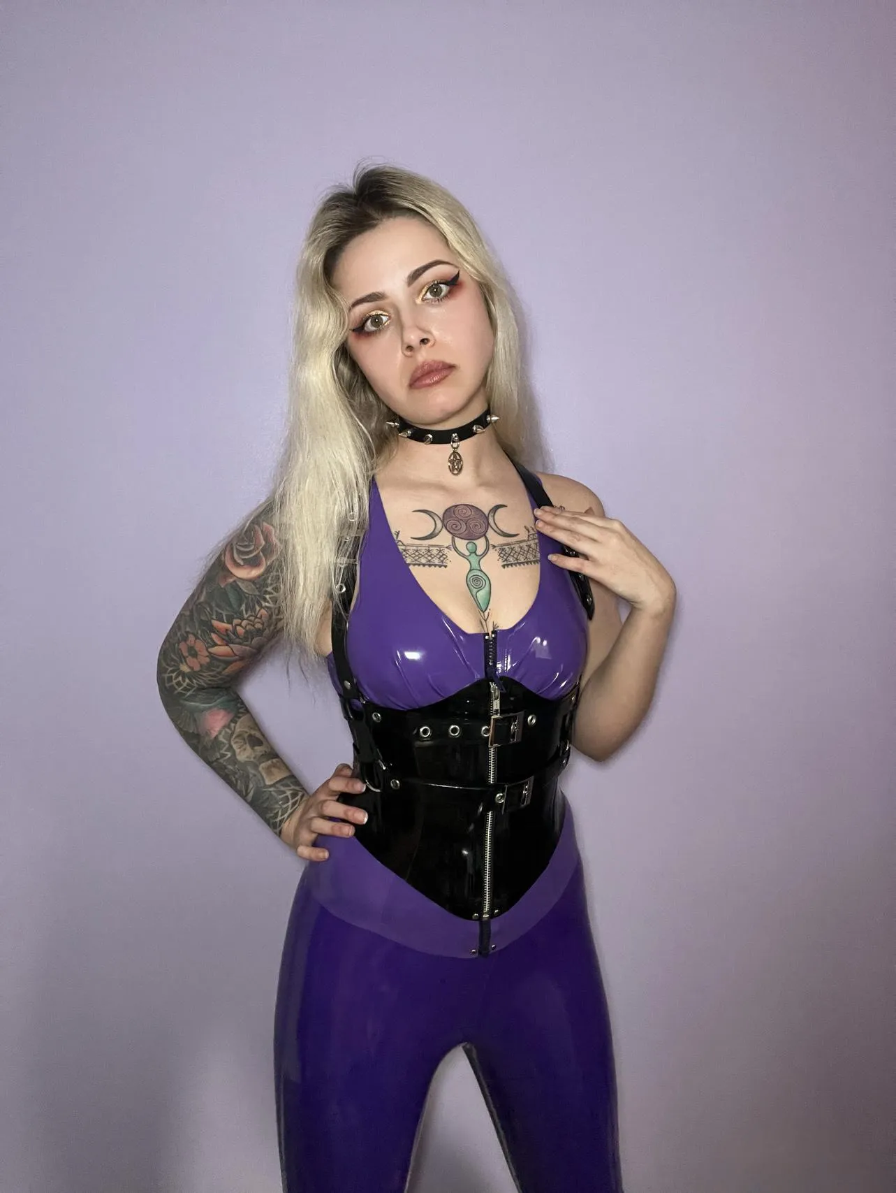Purple latex