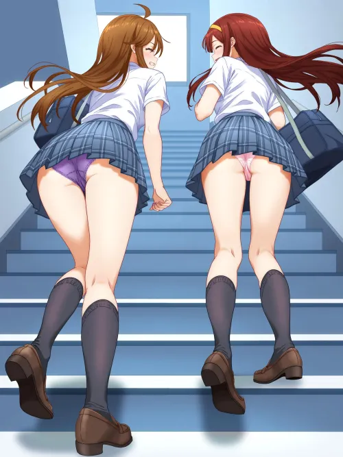 The best views on stairs (toritori miri)