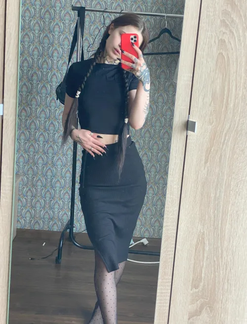 Today I braided my hair into tight braids. I like to touch them