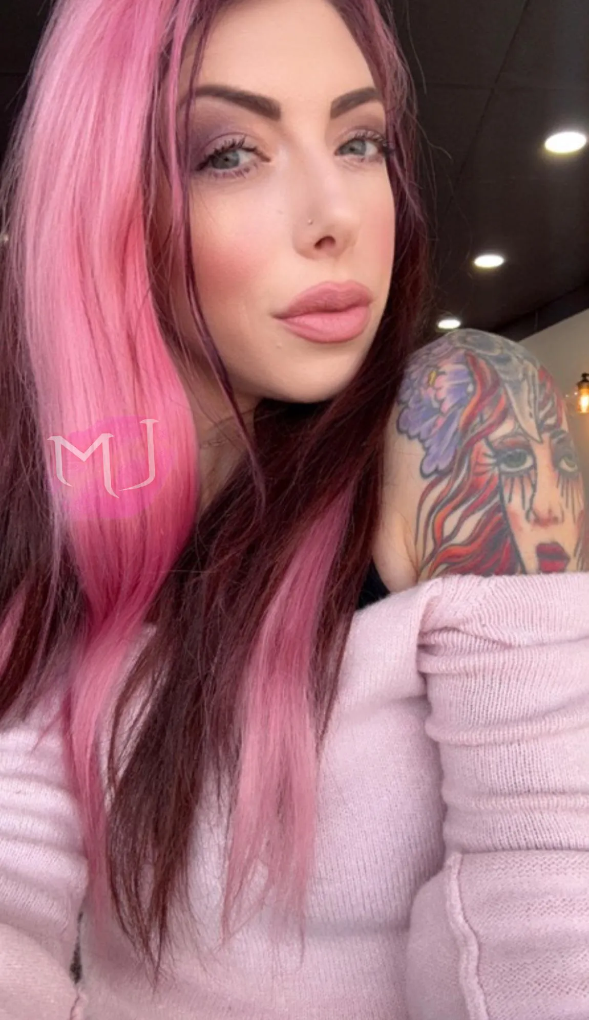 1 part Angel. 1 part Devil. 1 part Succubus. Bow to all 3 like a good boy 😏