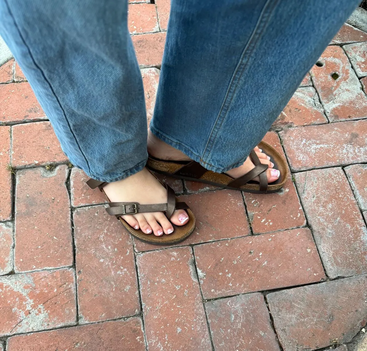 birks and jeans?