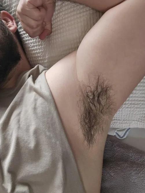 Definitely sweaty and no deodorant. You want to sniff or lick?