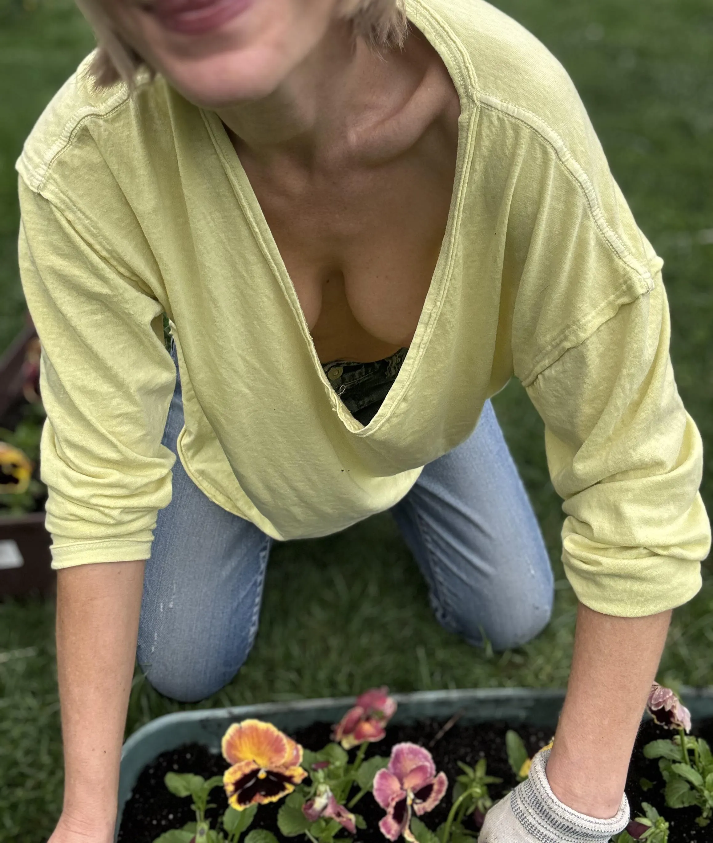 Garden downblouse