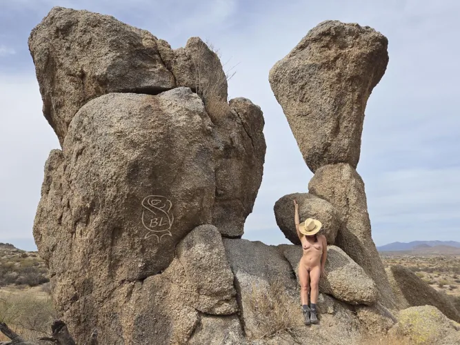 Mushroom Rock Scenic Point in Scottsdale