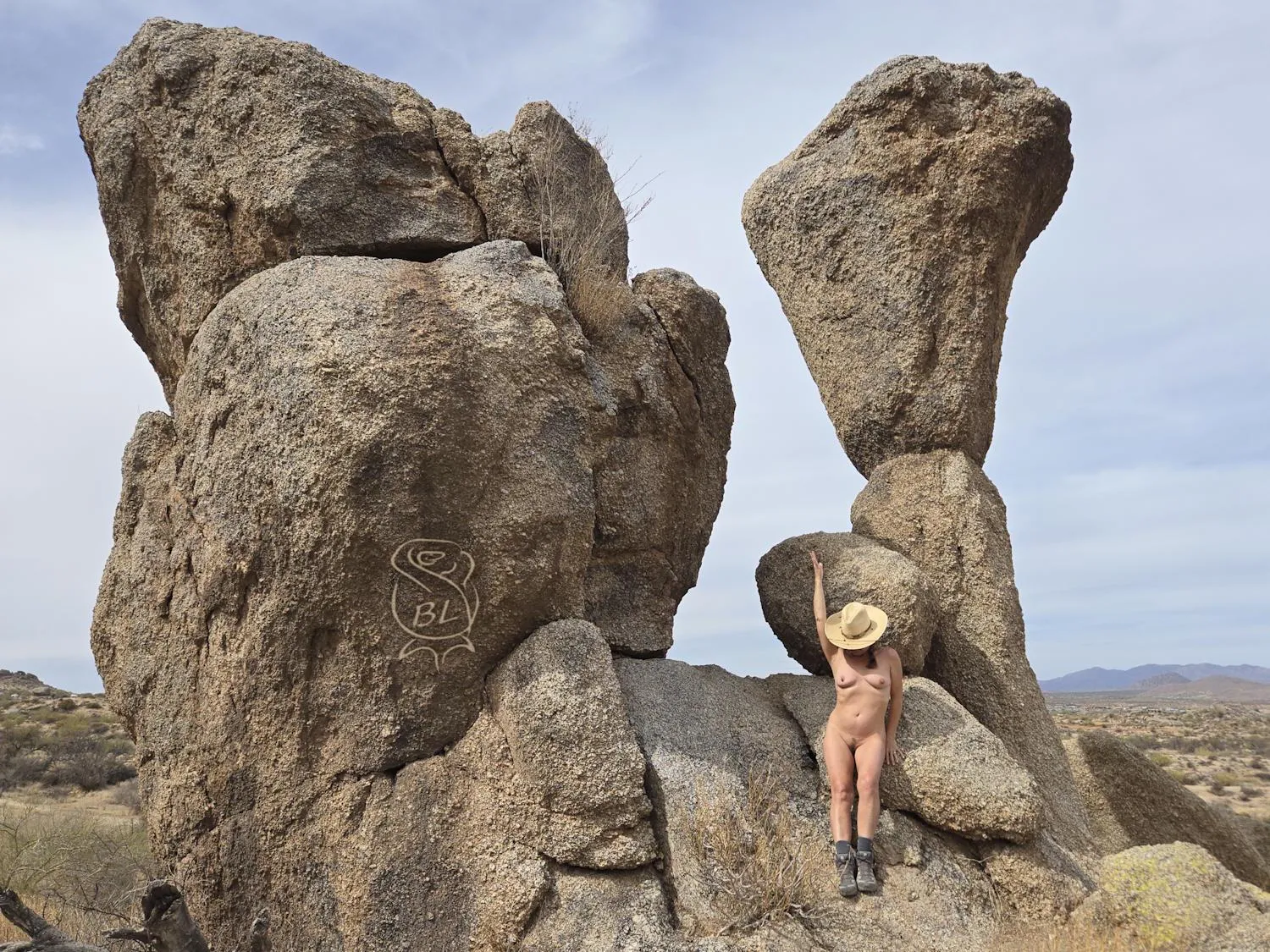 Mushroom Rock Scenic Point in Scottsdale