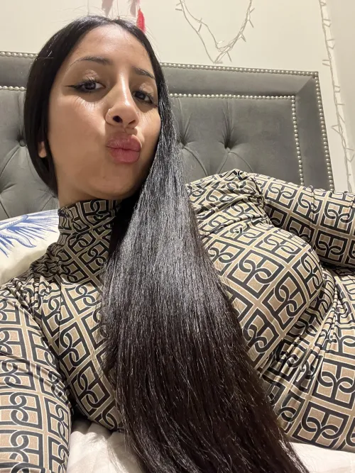 my hair is so nice for u to cum