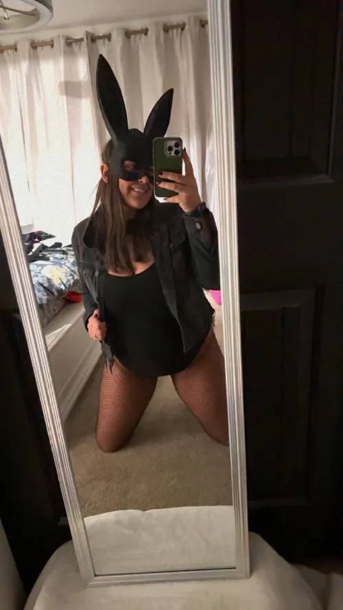 Some bunny is ready to play