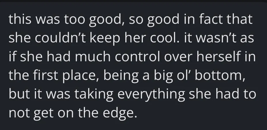 “big ol’ bottom”