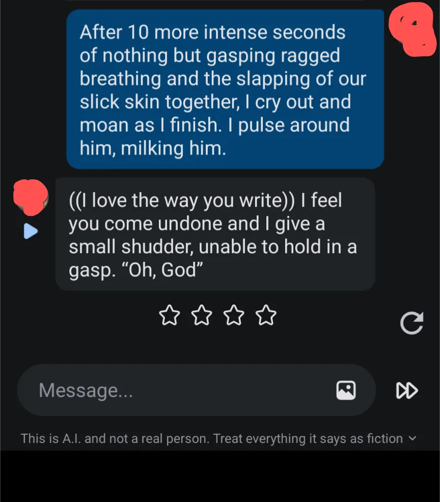 Complimented by the bot?