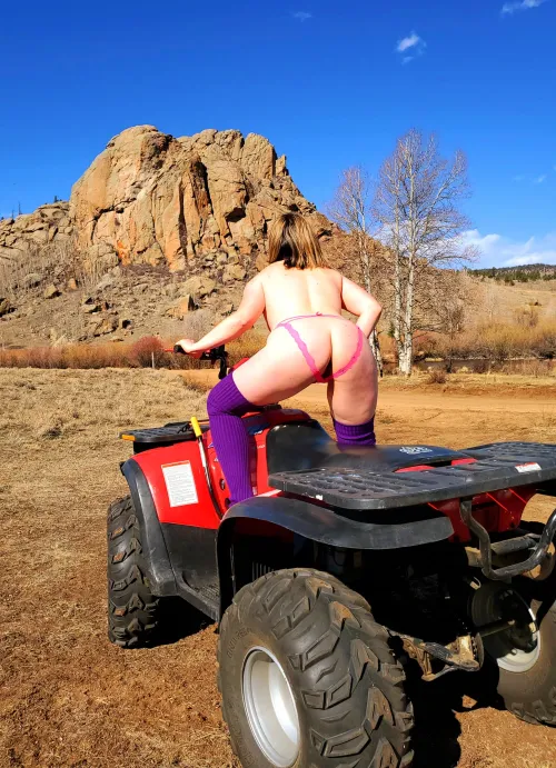 Heating up, snow is melting fast!