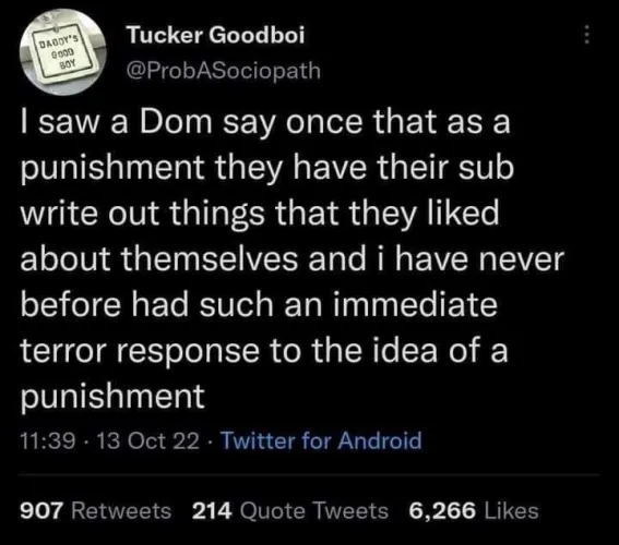 My least favorite kind of punishment.