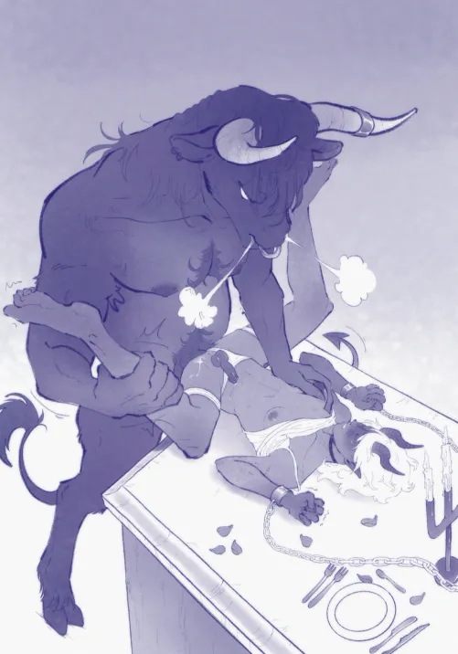 The Minotaur's finest meal (OC, she/they)