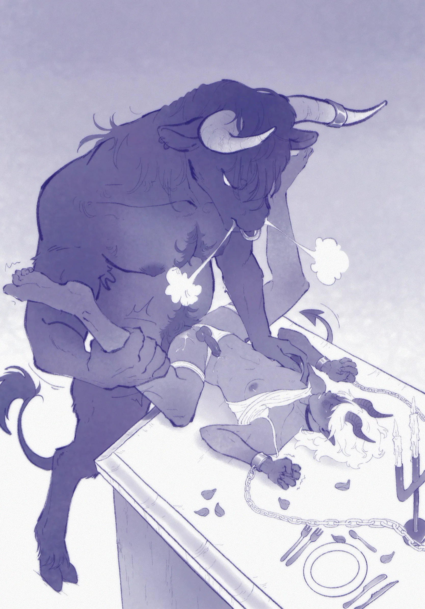 The Minotaur's finest meal (OC, she/they)