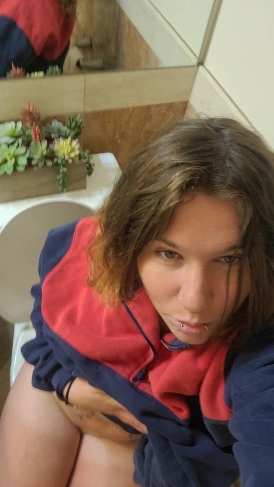 All do whatever you want me to do on the toilet