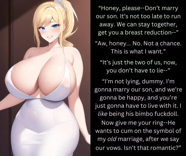 Discarding her husband, marrying her son, and loving every second of it