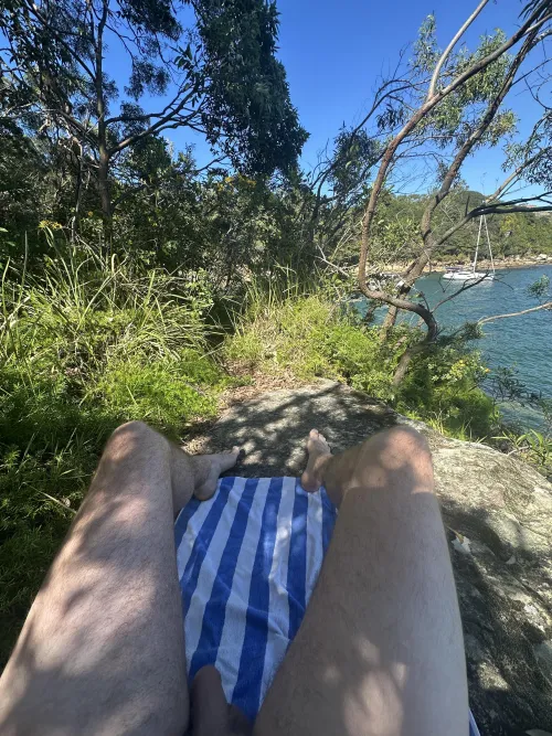 Enjoying the last of the Sydney sunshine ☀️