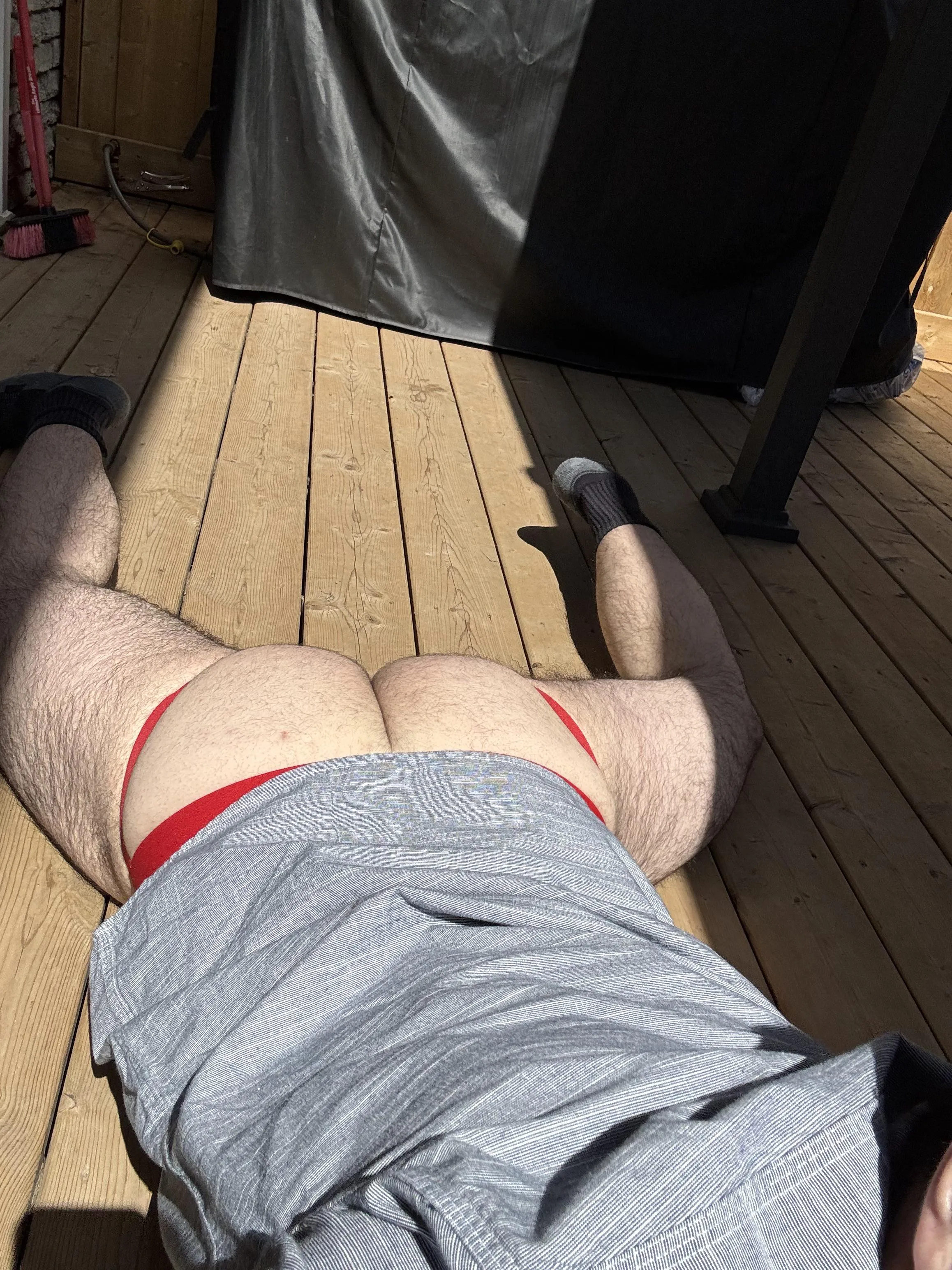 Getting some much needed vitamin D who wants to give me the other D.                                                    Follow my X @maddix_vers if you enjoy my content.