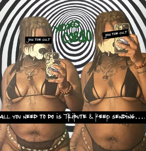 haven’t you heard of the new world order?…. join cult corso and be on the right side of living  。𖦹°‧