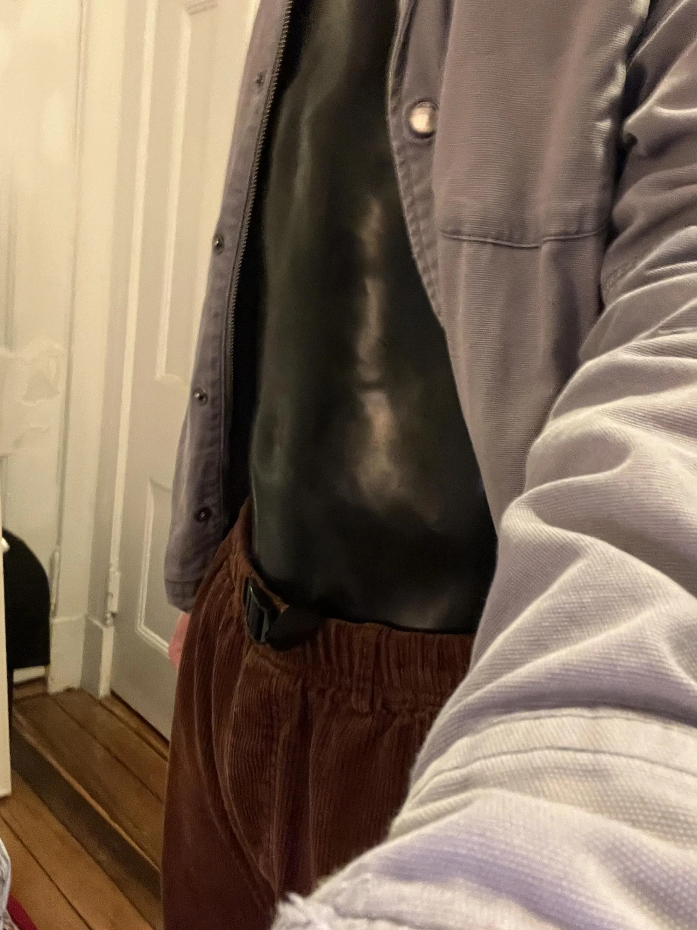 Nobody knows you're wearing a silicone catsuit.