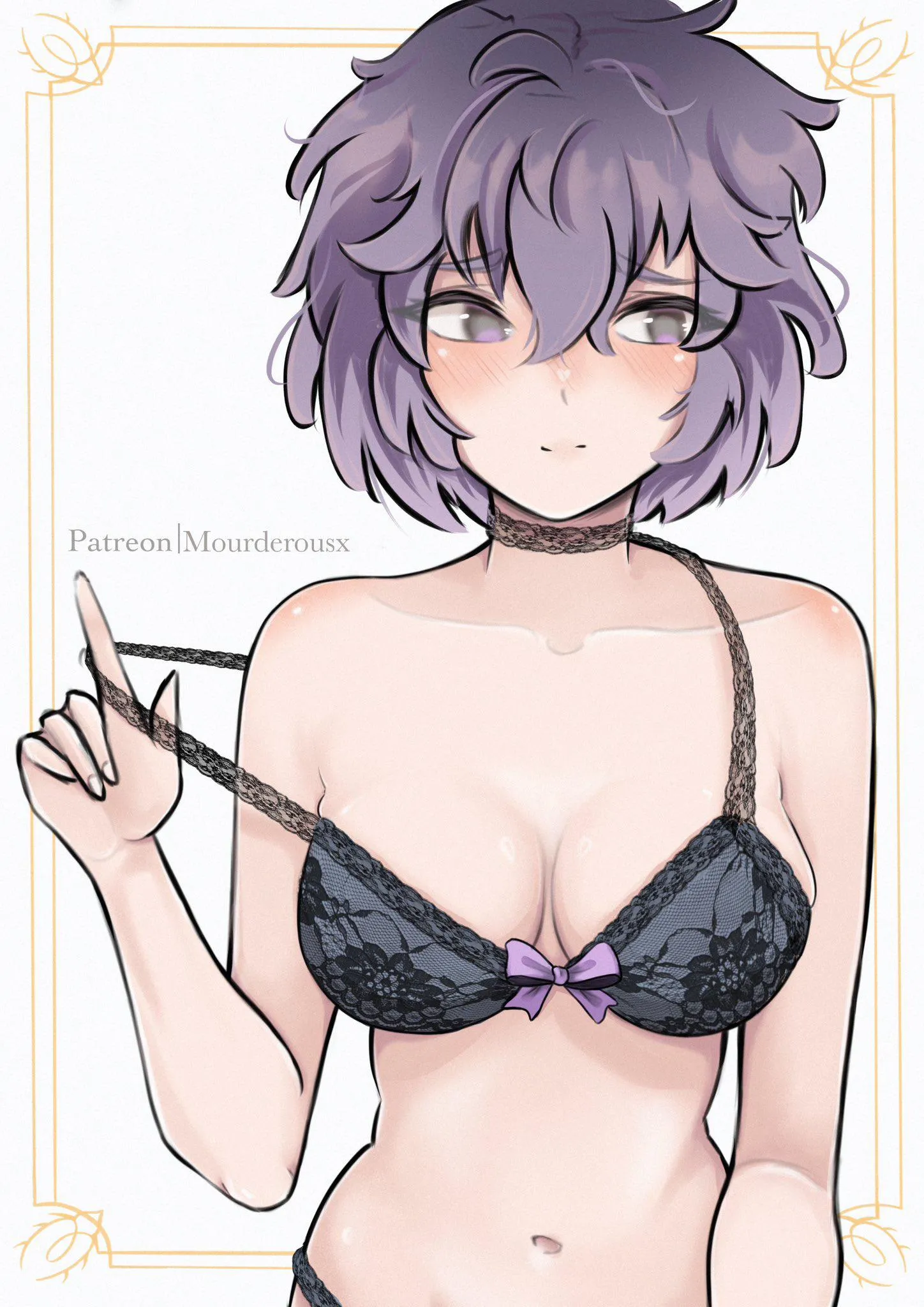 Bernadetta and her beautiful, underrated tits. (MourderousxArt)