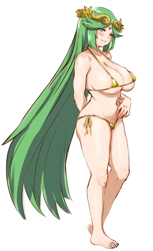 Golden bikini Palutena