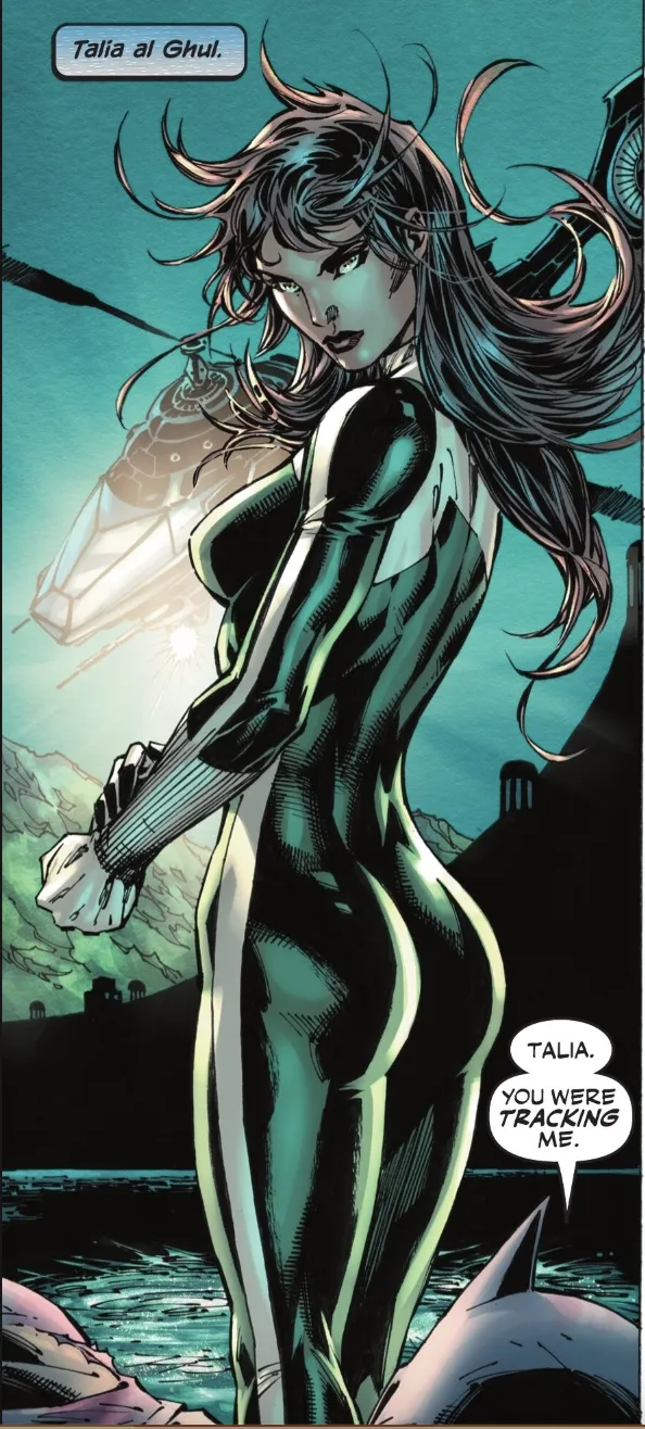 Jim Lee missed drawing Talia [Batman (2016), #158]