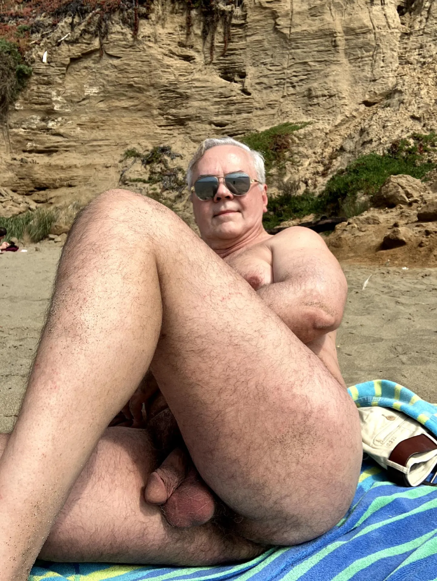 Late spring visit to nude beach