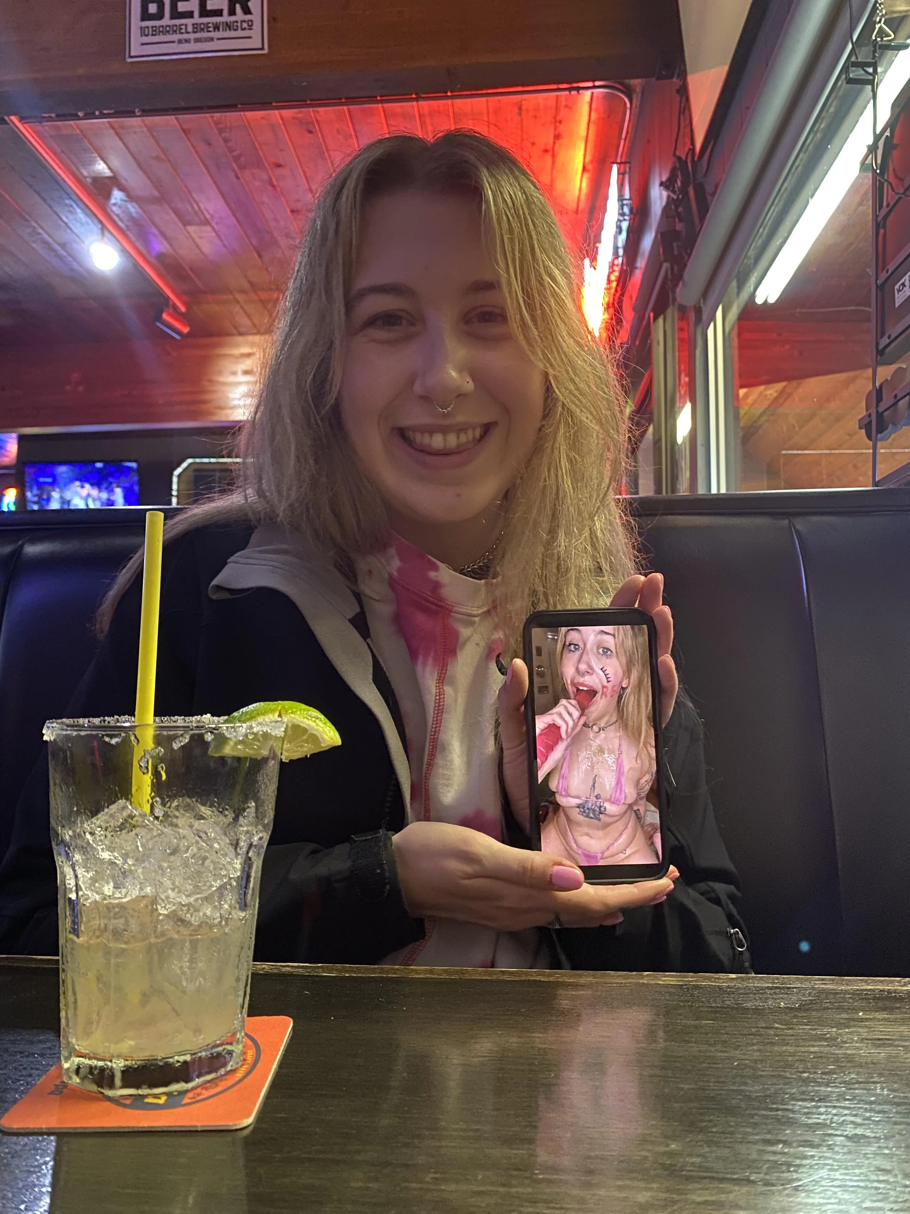 my first public reminder! dive bars are the best place hehe