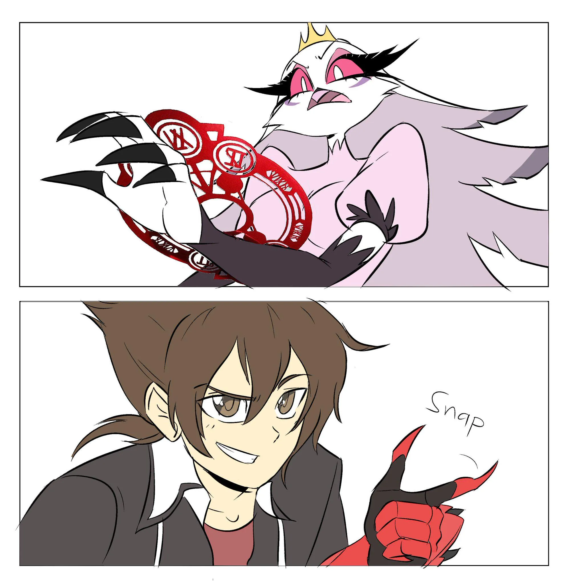 Oh no! 😯 (By commission by @peyg_sus