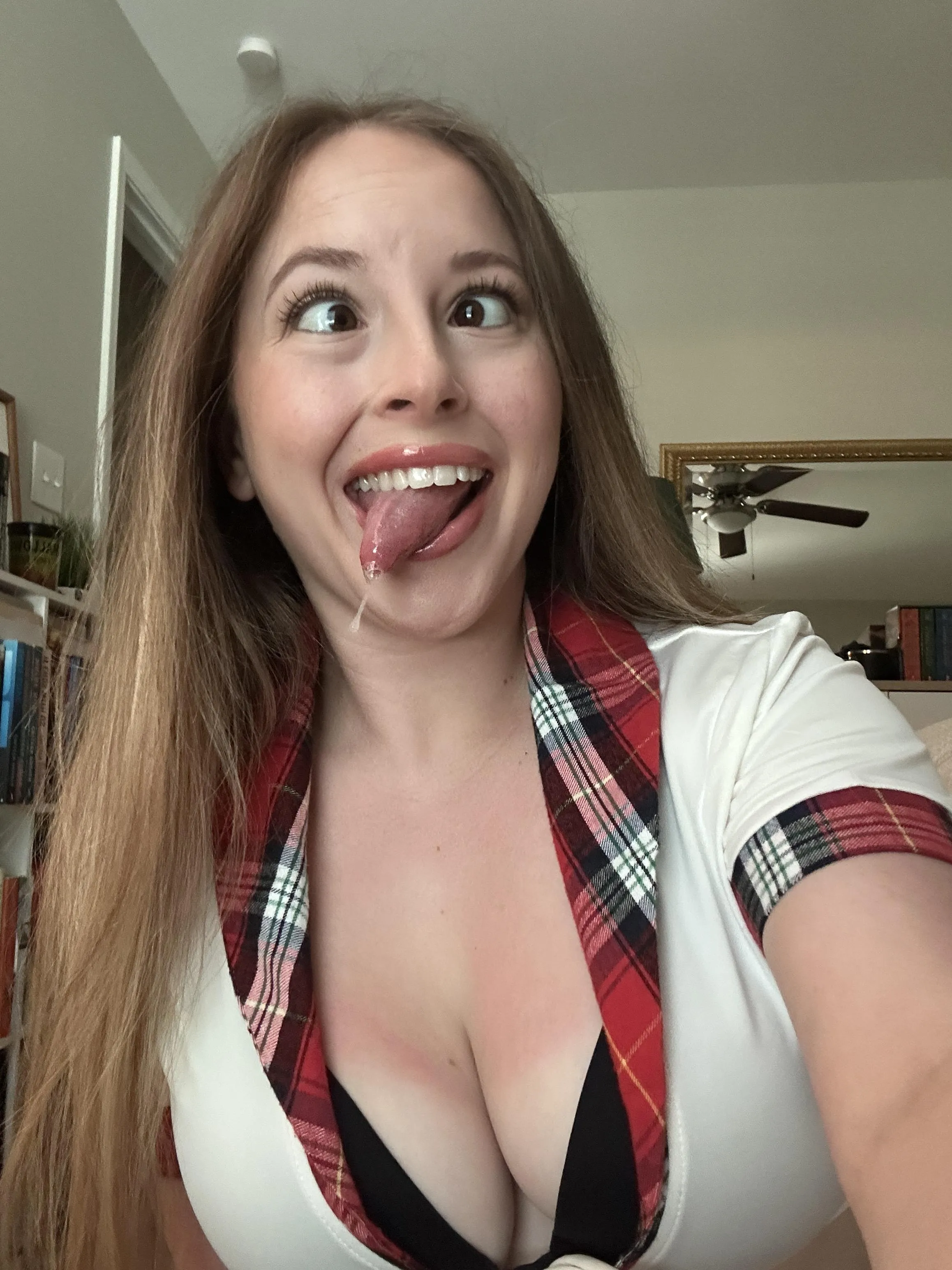 Perfect ahegao selfie