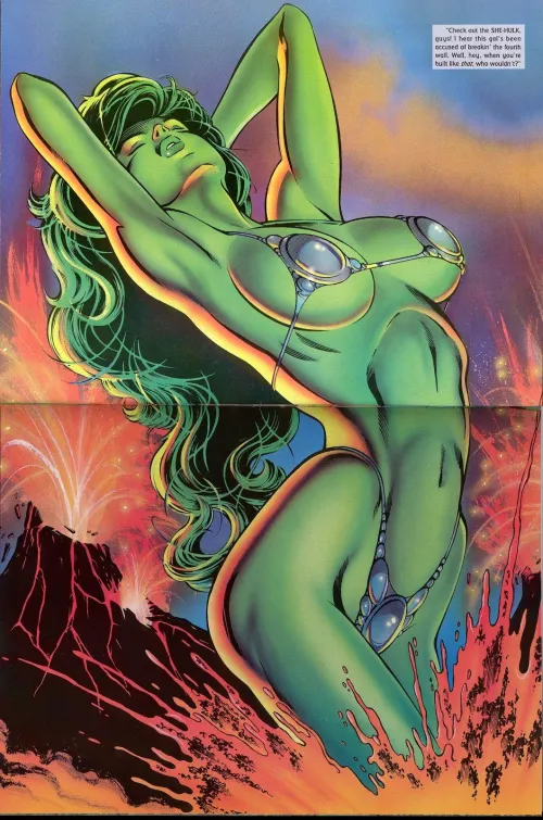 She-Hulk has my favorite plot of all time [Marvel Swimsuit Special #2]