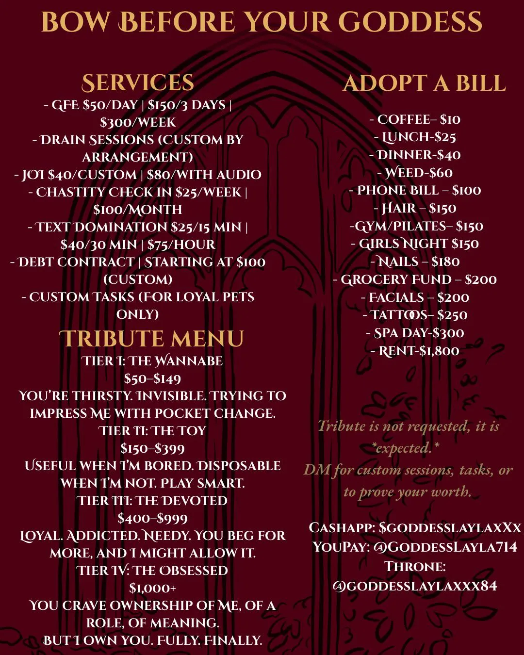 sunday service means sacrifice. show Me your offering.