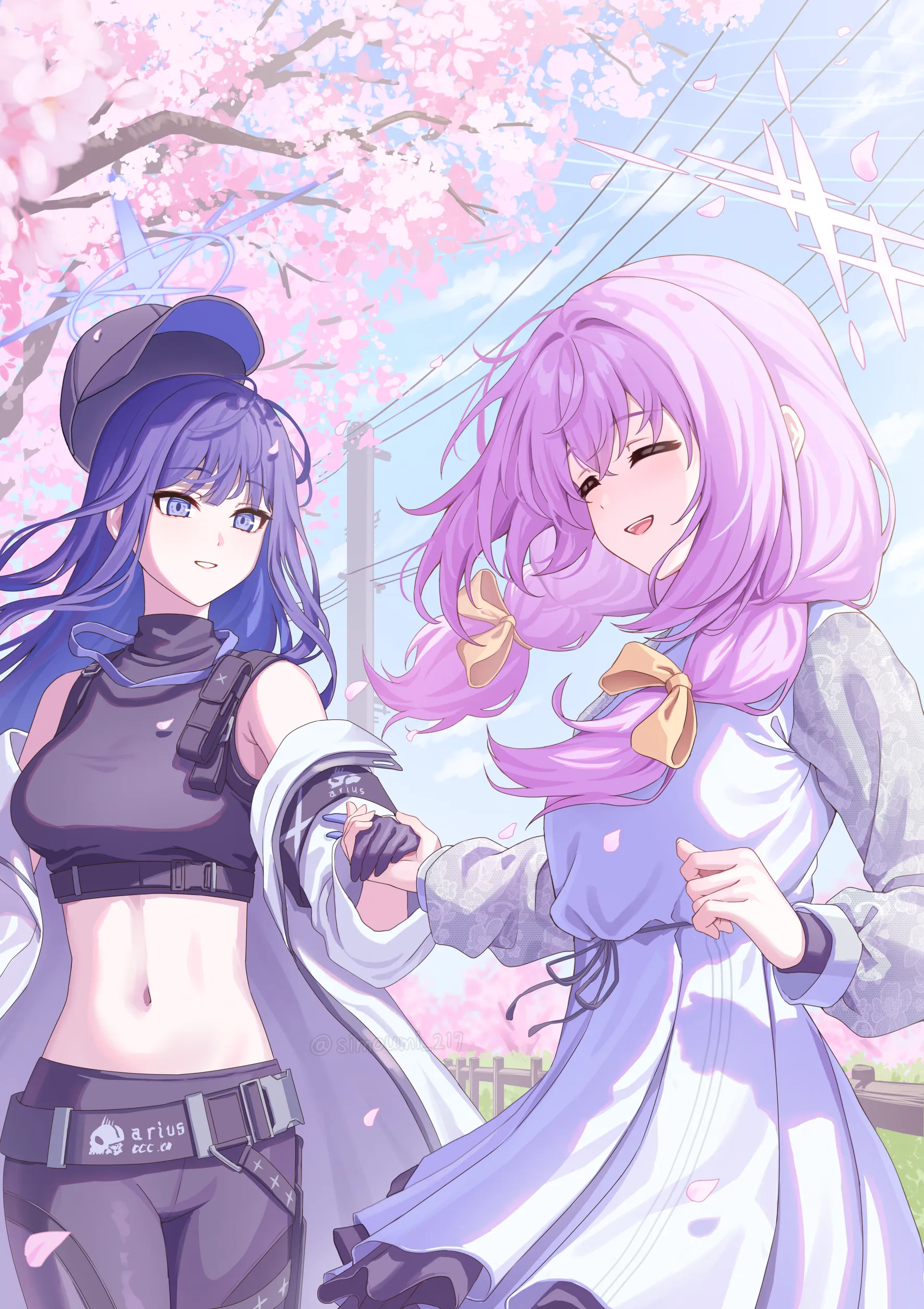 Under the sakura tree