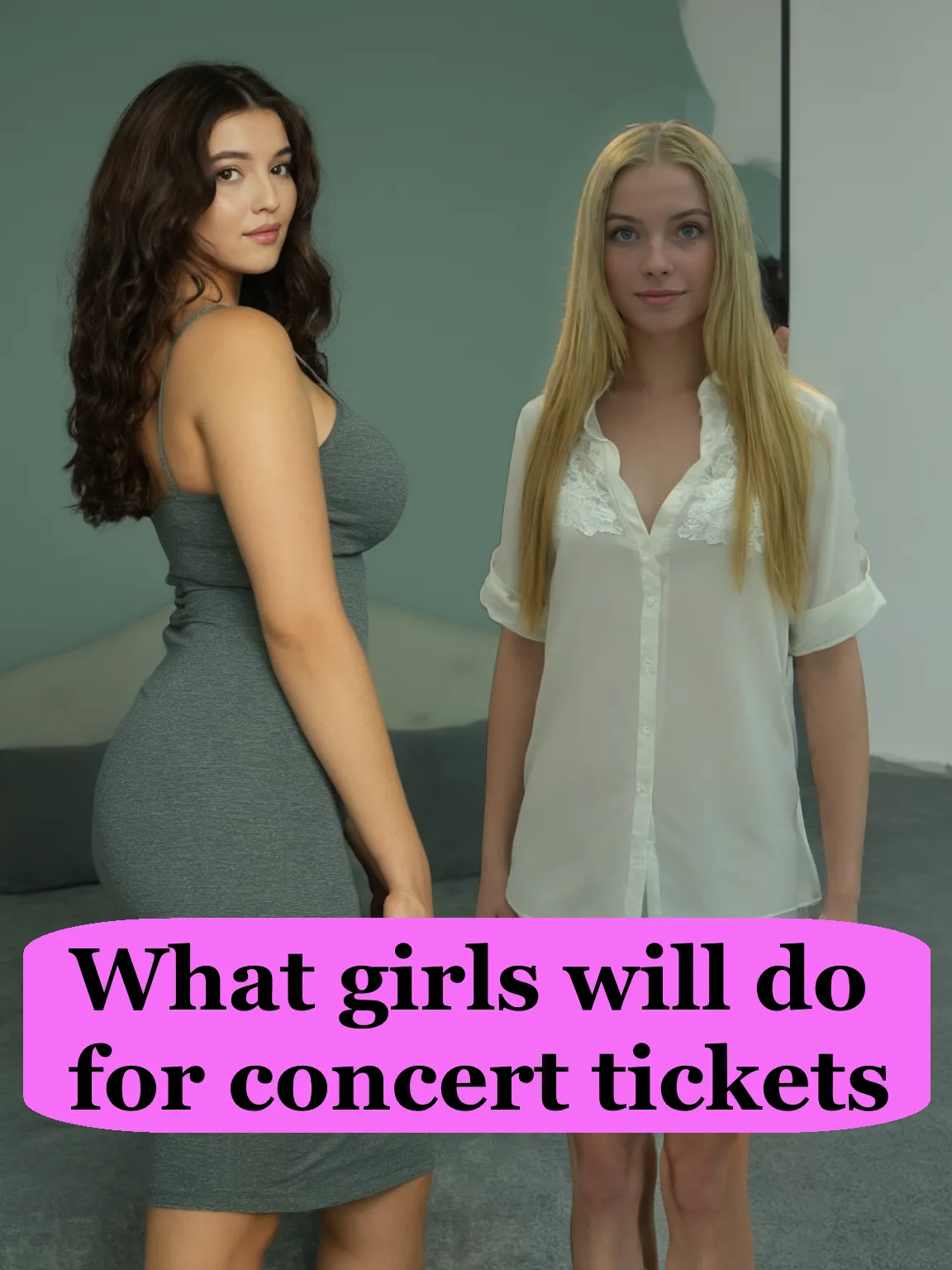 What girls will do for concert tickets - Part 7