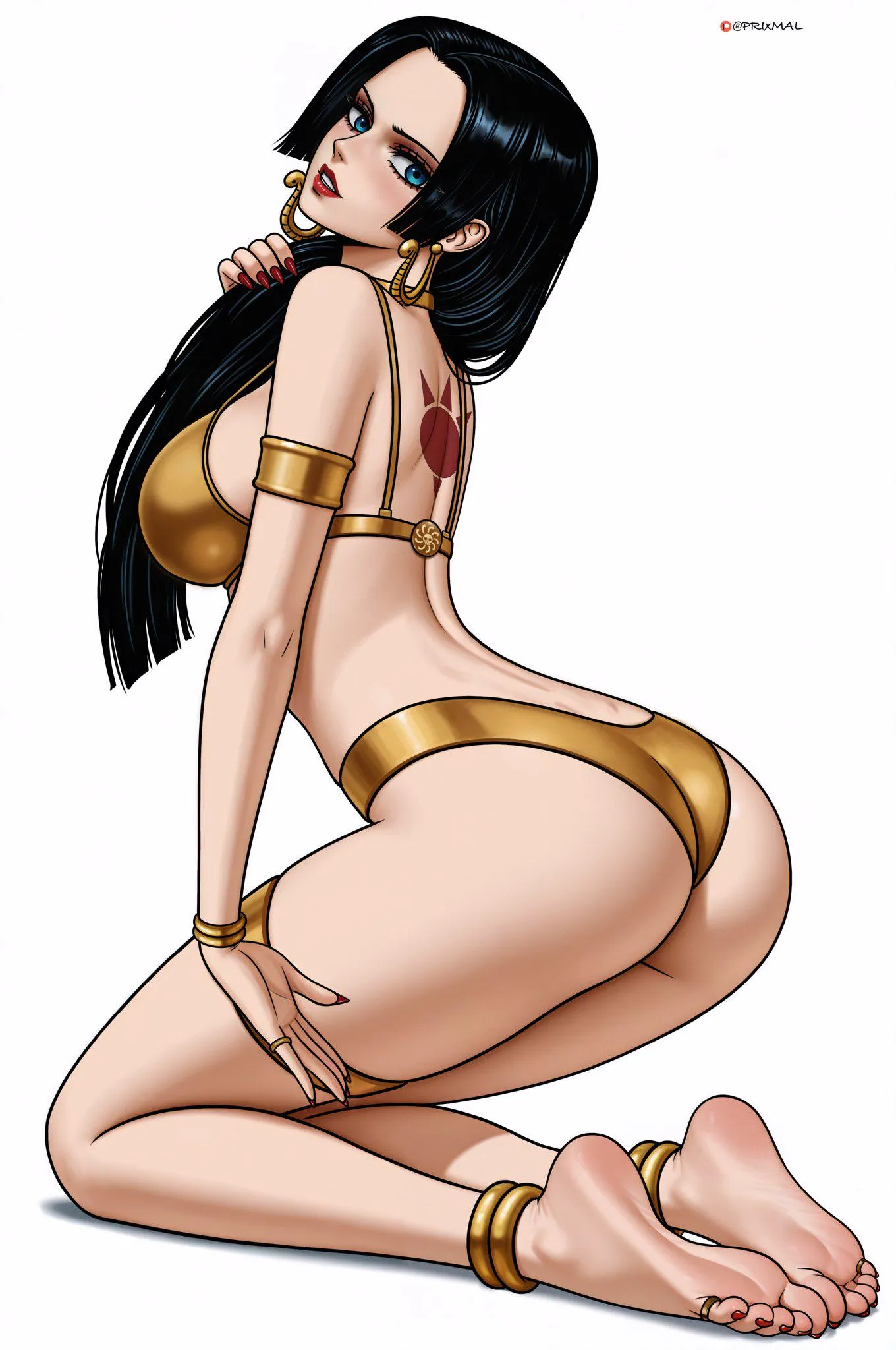 Boa Hancock in golden bikini (PRIxMAL)