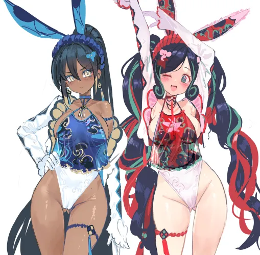 Bunny Trung Twins (Dishwasher1910) [Fate/Grand Order]