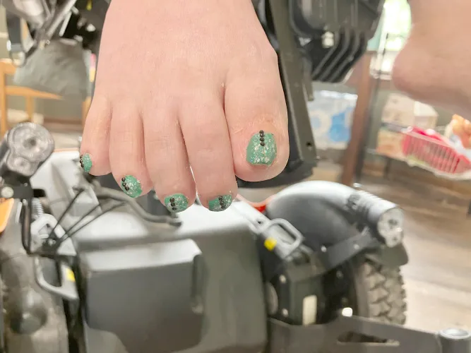 Cute curled crippled feet. Do you like?