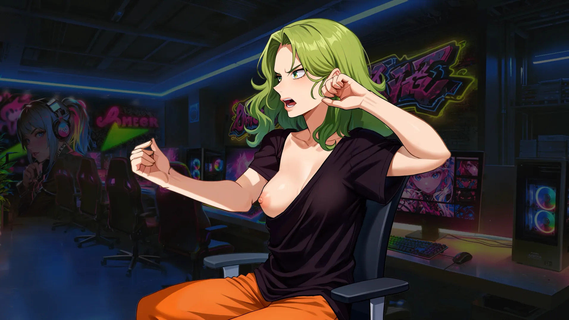 Don't interrupt her game! [Getting Inside] (Horny Capybara Studio)
