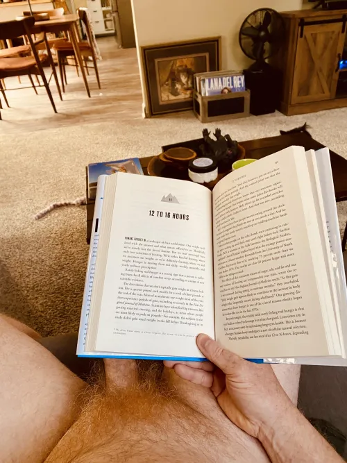 Enjoying a day off.
