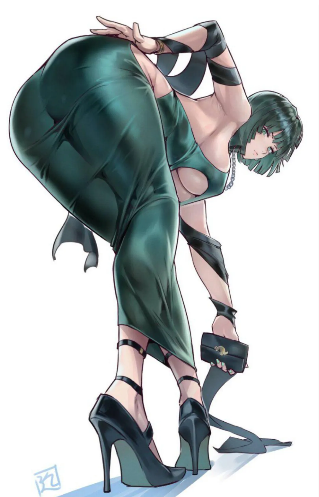 Fubuki looks damn sexy when she is bending down.