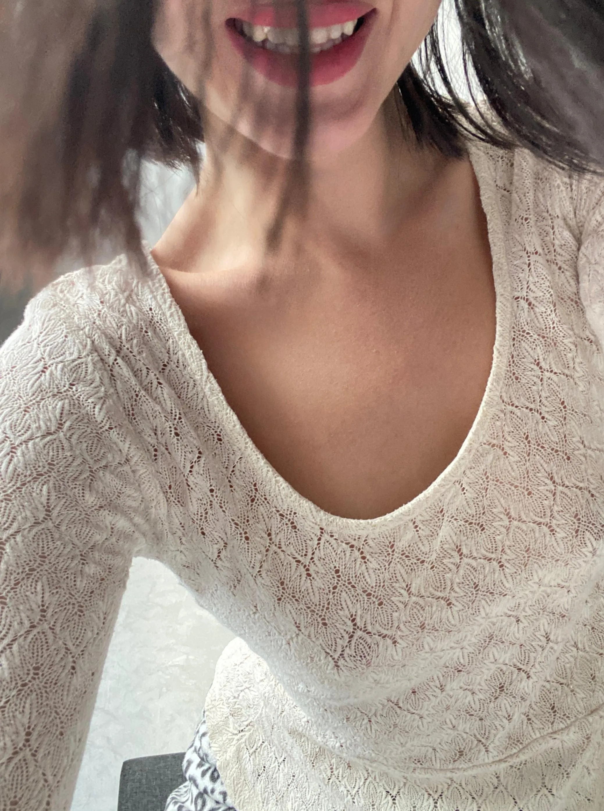 I didn't wear a bra and now I'm bending over all day