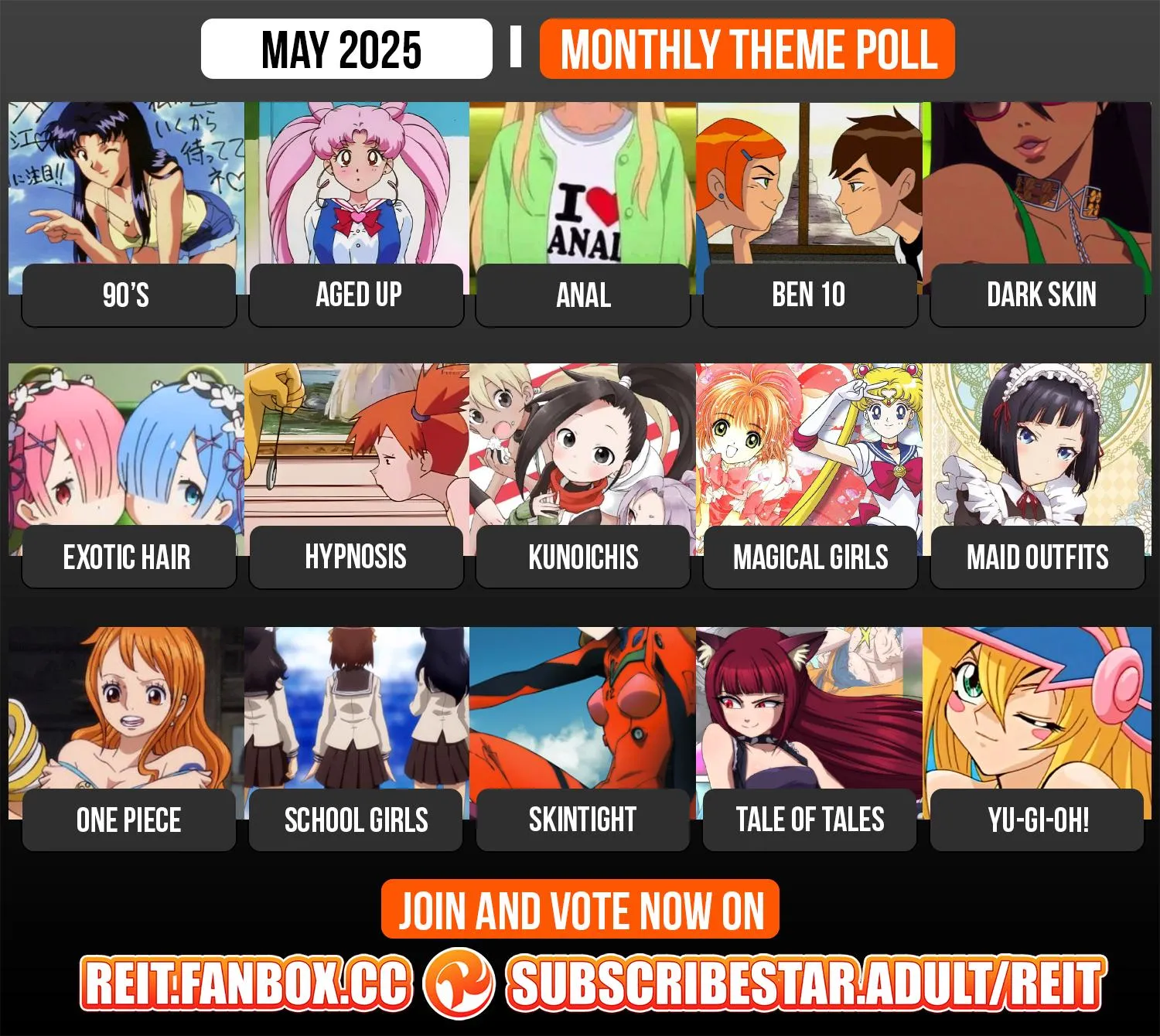 May Monthly Theme poll