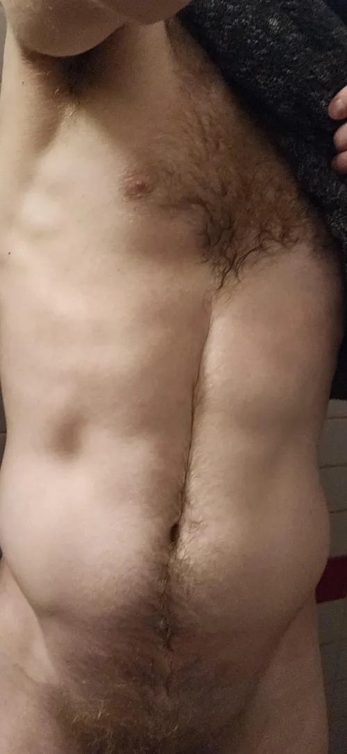 May or may not have jerked in the locker room shower.