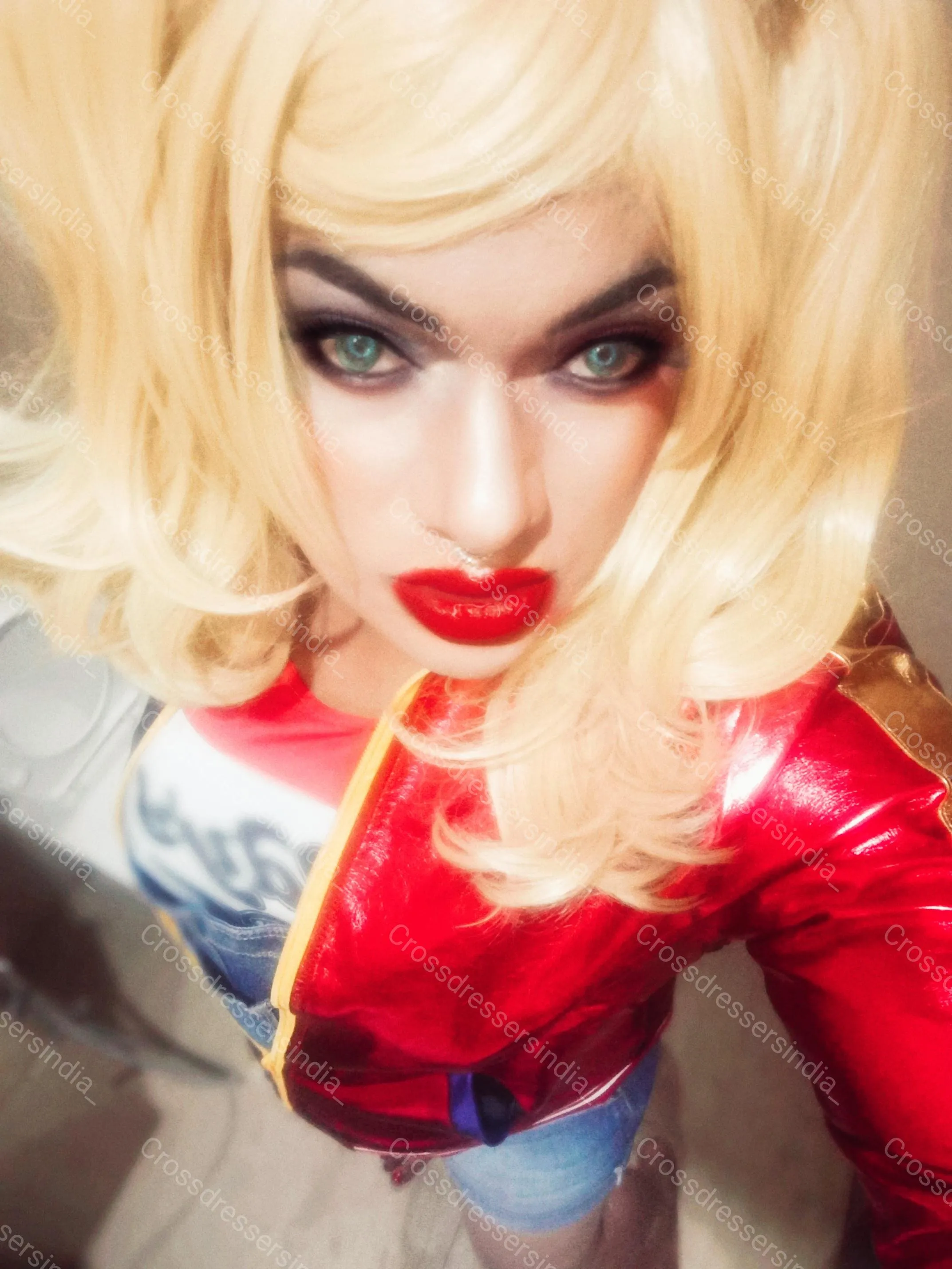 My Harley quinn makeup:Delhi CD Trans