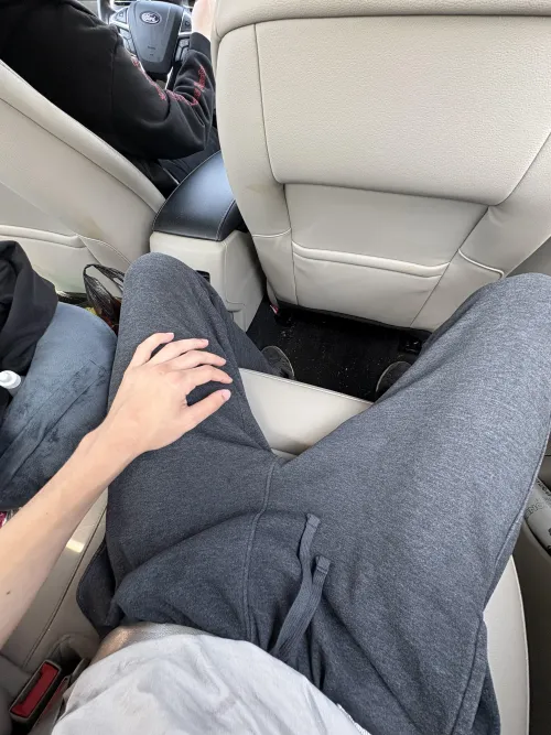 Some fun in the backseat