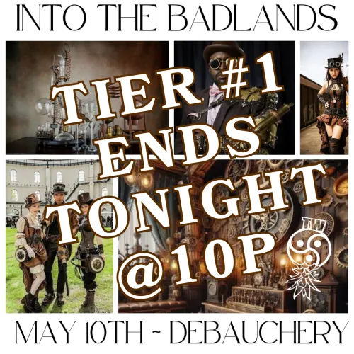 Tier #1 pricing ($30/person) ends tonight at 10p!! Tier #2 ($40/person) takes effect after that! You can always pay cash at the door as well. Look forward to seeing you all tomorrow night!!