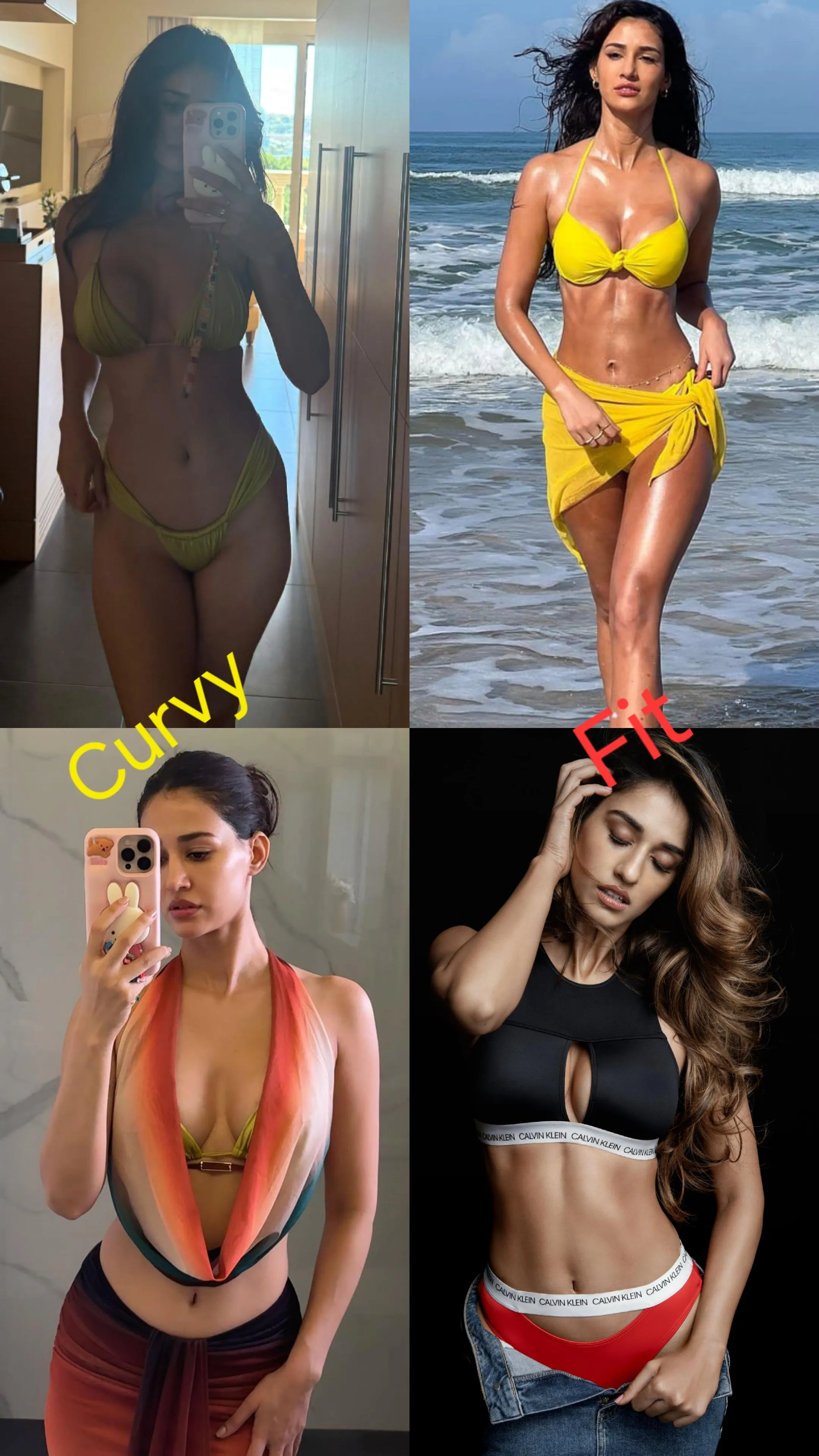 Which Disha is your favourite? Curvy or fit