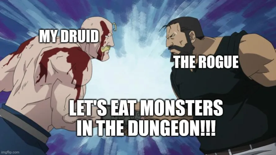 Yesterday's isekai session bromance moment