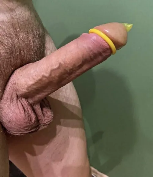 Hello ! I’m a new tag . I wanna share my pic for u . “ When the a condom its not fit …” 🤣