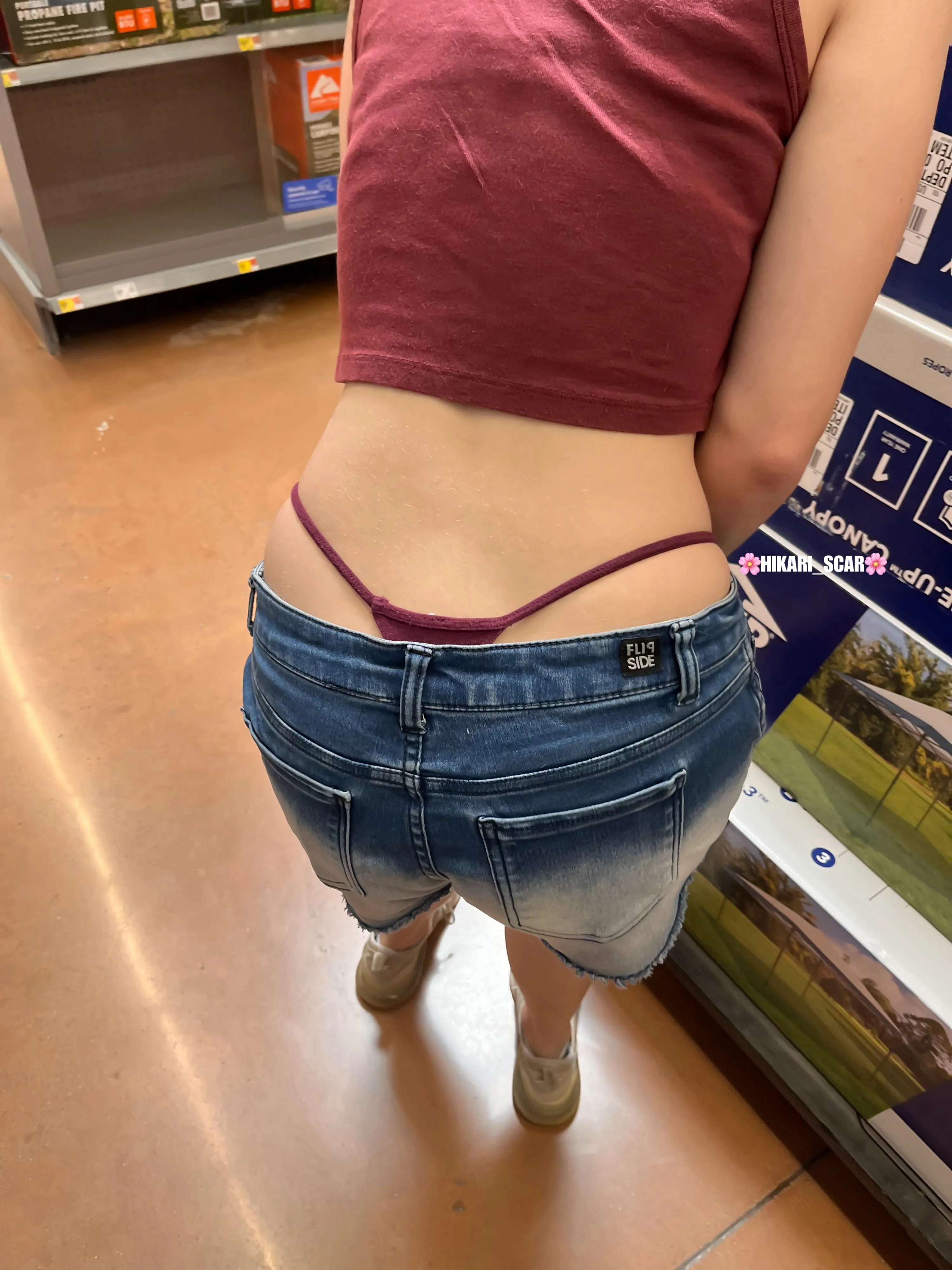 Just doing a little shopping before my camping trip